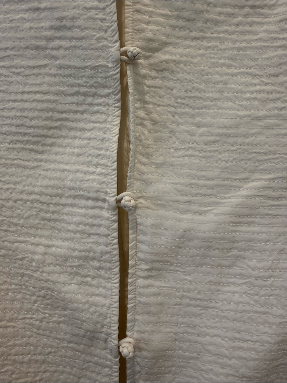 Eileen Fisher vintage top vest 100% silk ivory bone Small preloved natural fiber - Picture 3 of 11